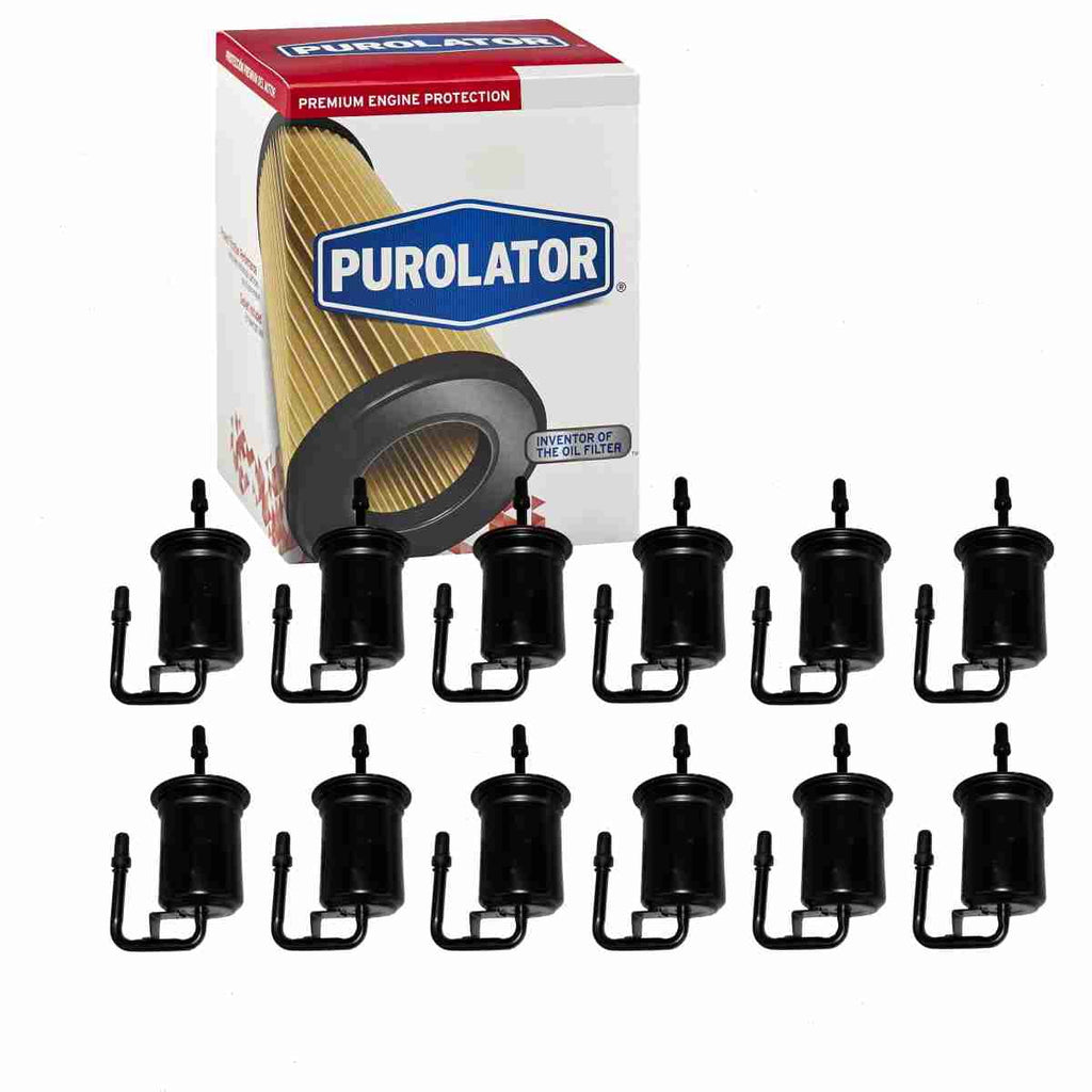 12 pc Purolator  Fuel Filters for 043-1028 33538 3538 86538 95538 -9119 -13-480 -20-490B        Gas Pump Line Air Delivery Filters