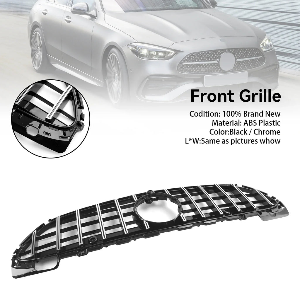 Style Front Bumper Grille Grill /Camera fit for Mercedes Benz  2022-2023