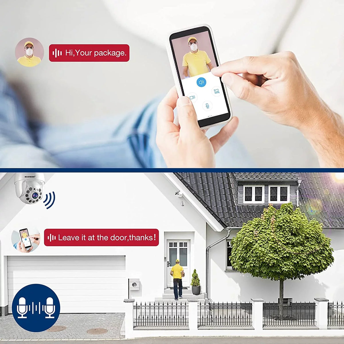 Motion tracking WiFi  Speed Dome  Camera 1080P Full  Security   Camera