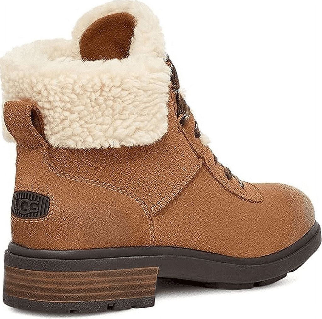 Women's Harrison Cozy Lace-Up Waterproof Fashion Boot - Chestnut - Size 6