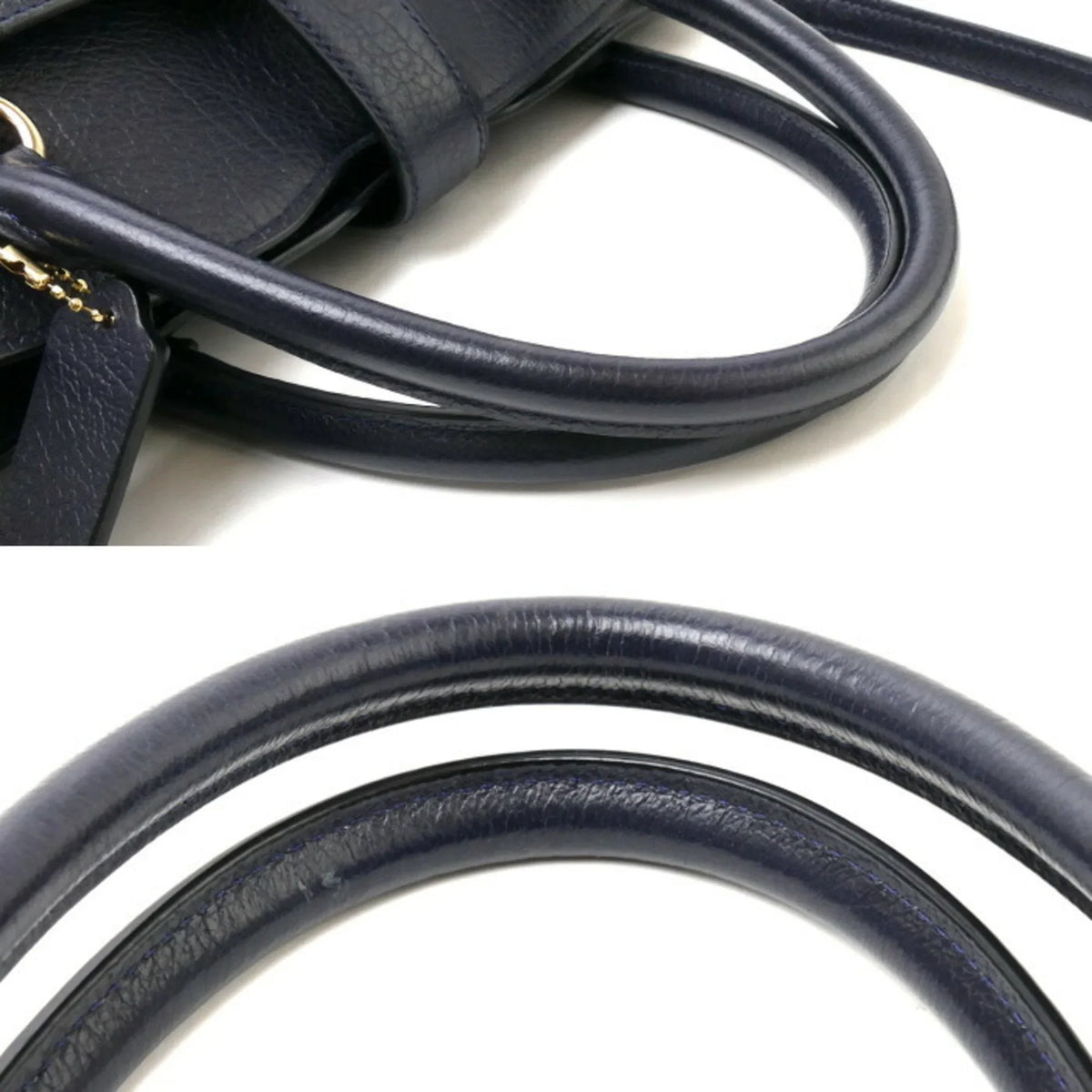 Pre-Owned  Mercer Satchel 30 2Way Shoulder Bag Navy 37575 Women's (Good)