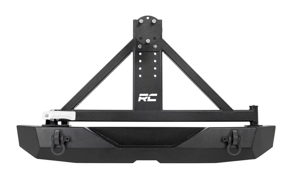 Rough Country Rear Bumper w/Tire Carrier for 2007-2018 Jeep Wrangler  - 10594A