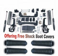 ZoneOffRoad 2013-2018 Fits Dodge Ram 1500 4WD 6" Suspension System With Free Shock Boot Covers /