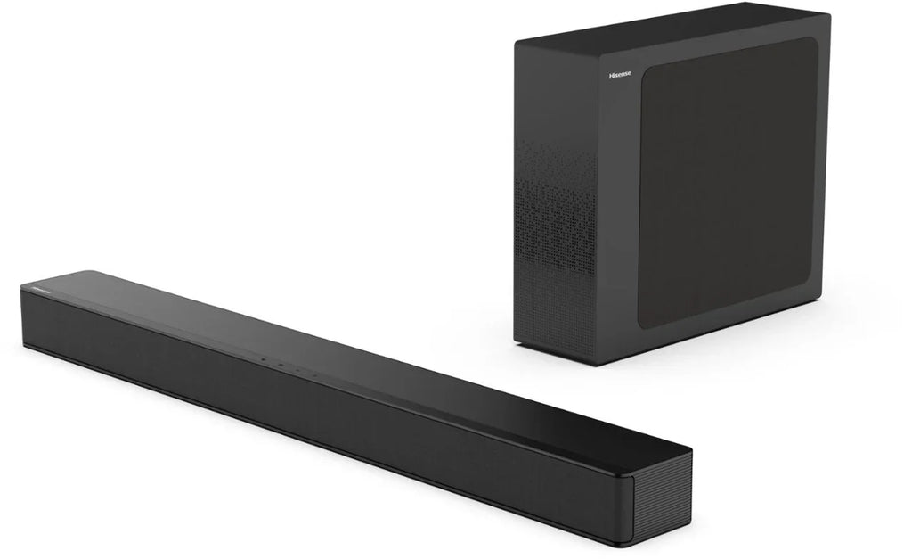 Restored Hisense - 2.1 Channel Soundbar with Wireless Subwoofer  Black [Refurbished]