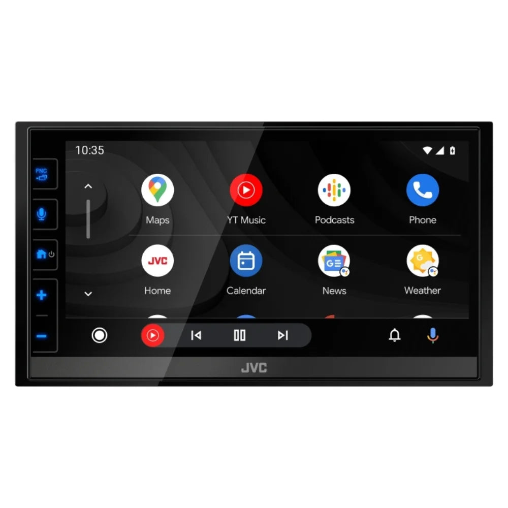New  - 6.8" Shallow-Chassis Multimedia Receiver w/ Backup Bullet Camera