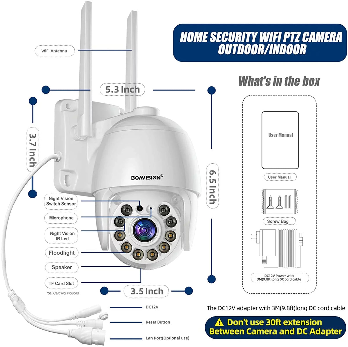 Motion tracking WiFi  Speed Dome  Camera 1080P Full  Security   Camera