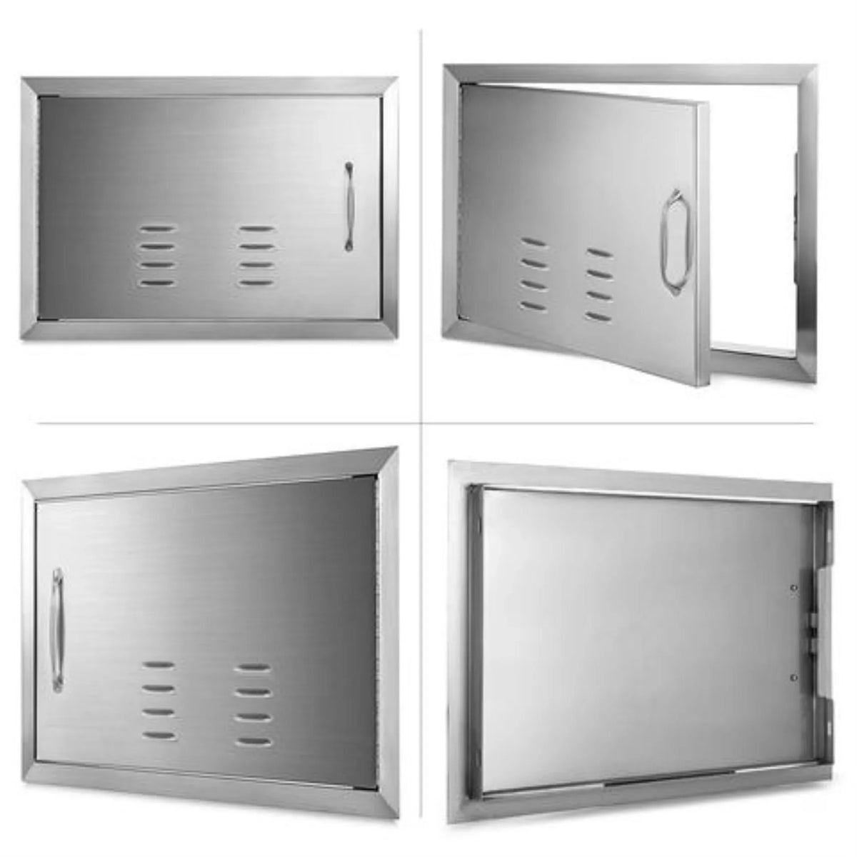 Vevor  24 x 17 in. Horizontal Island  Access Door with Vents Stainless Steel Single Access