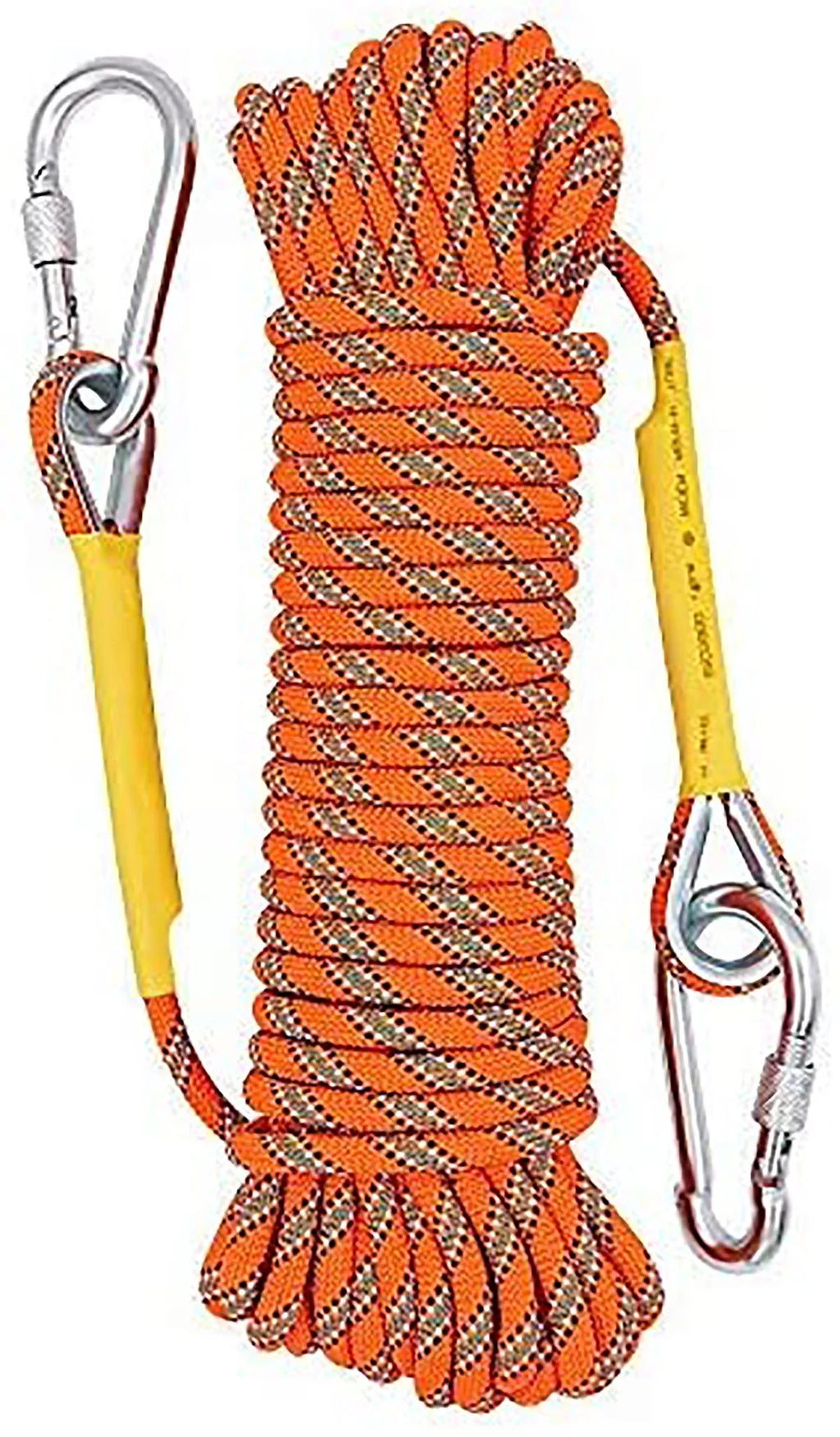 Outdoor Climbing Rope 50M(160ft) Static Rock Climbing Rope for Escape Rope Ice Climbing Equipment Fire Rescue Parachute