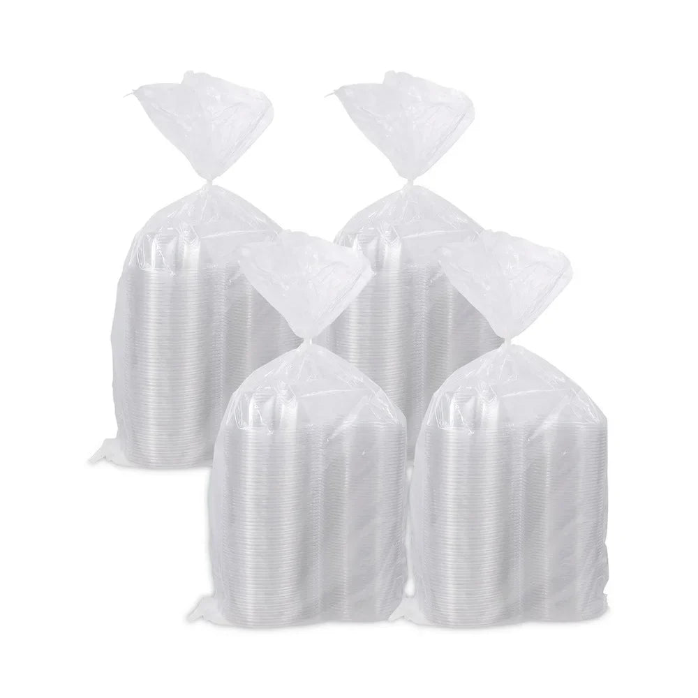 Dart Tamper-Resistant, Tamper-Evident Bowls with Dome Lid, 12 oz, 5.5" Diameter x 2.6"h, Clear, Plastic, 240/Carton