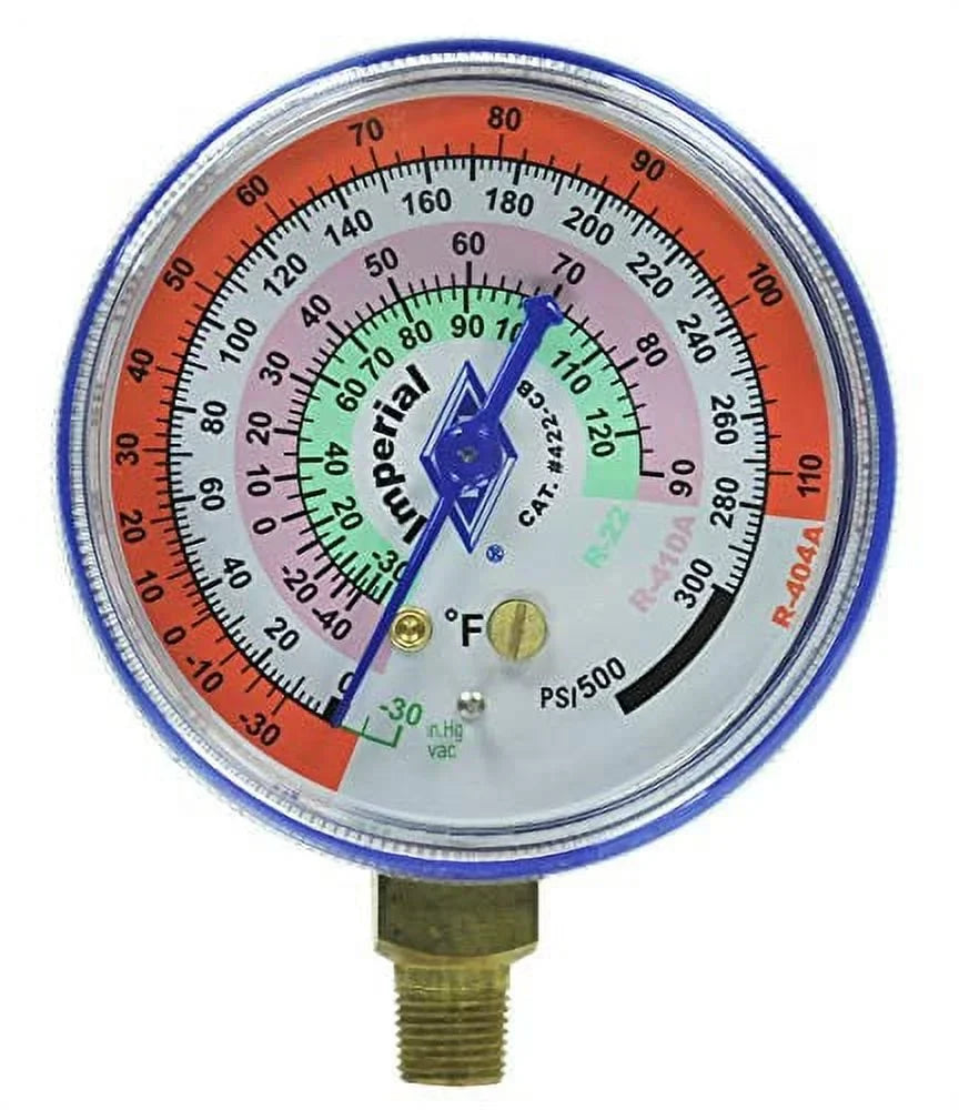 Tool 422- Replacement Gauge,Low Side, Blue