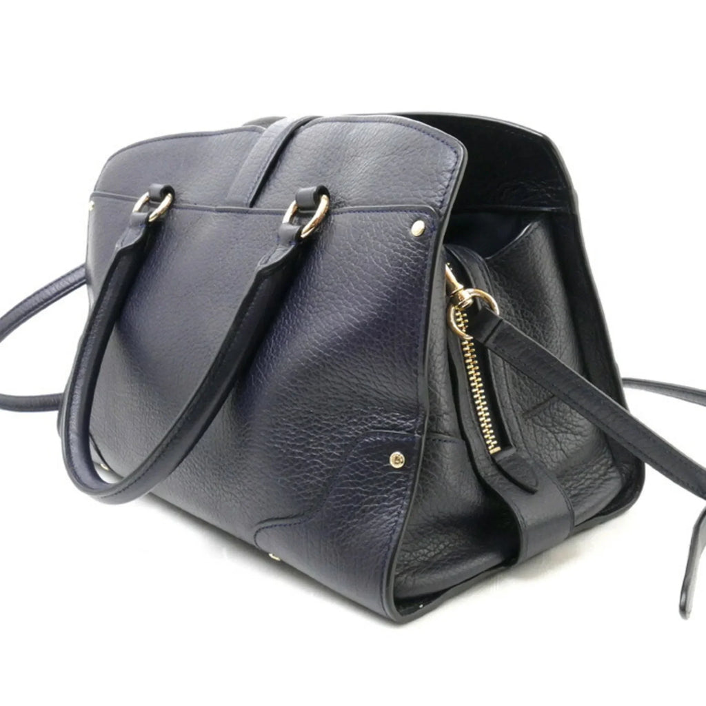 Pre-Owned  Mercer Satchel 30 2Way Shoulder Bag Navy 37575 Women's (Good)
