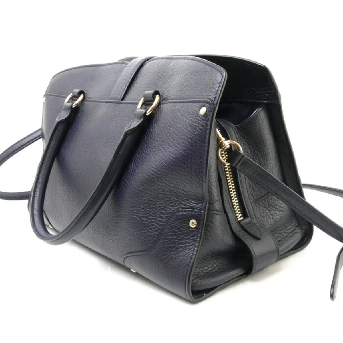 Pre-Owned  Mercer Satchel 30 2Way Shoulder Bag Navy 37575 Women's (Good)