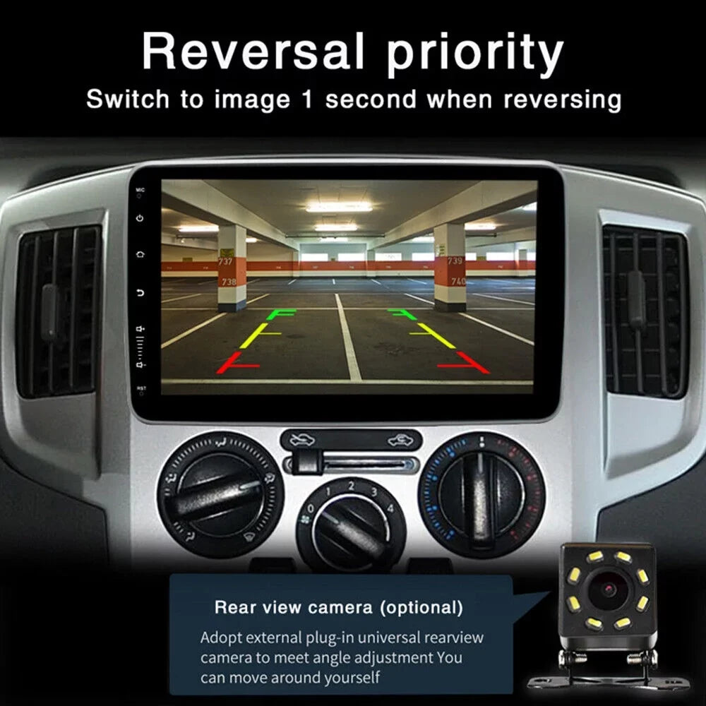 Jahy2Tech 10 Inch On-Board Android 9.1  Wifi Dual Din Touch Screen Player Navigation