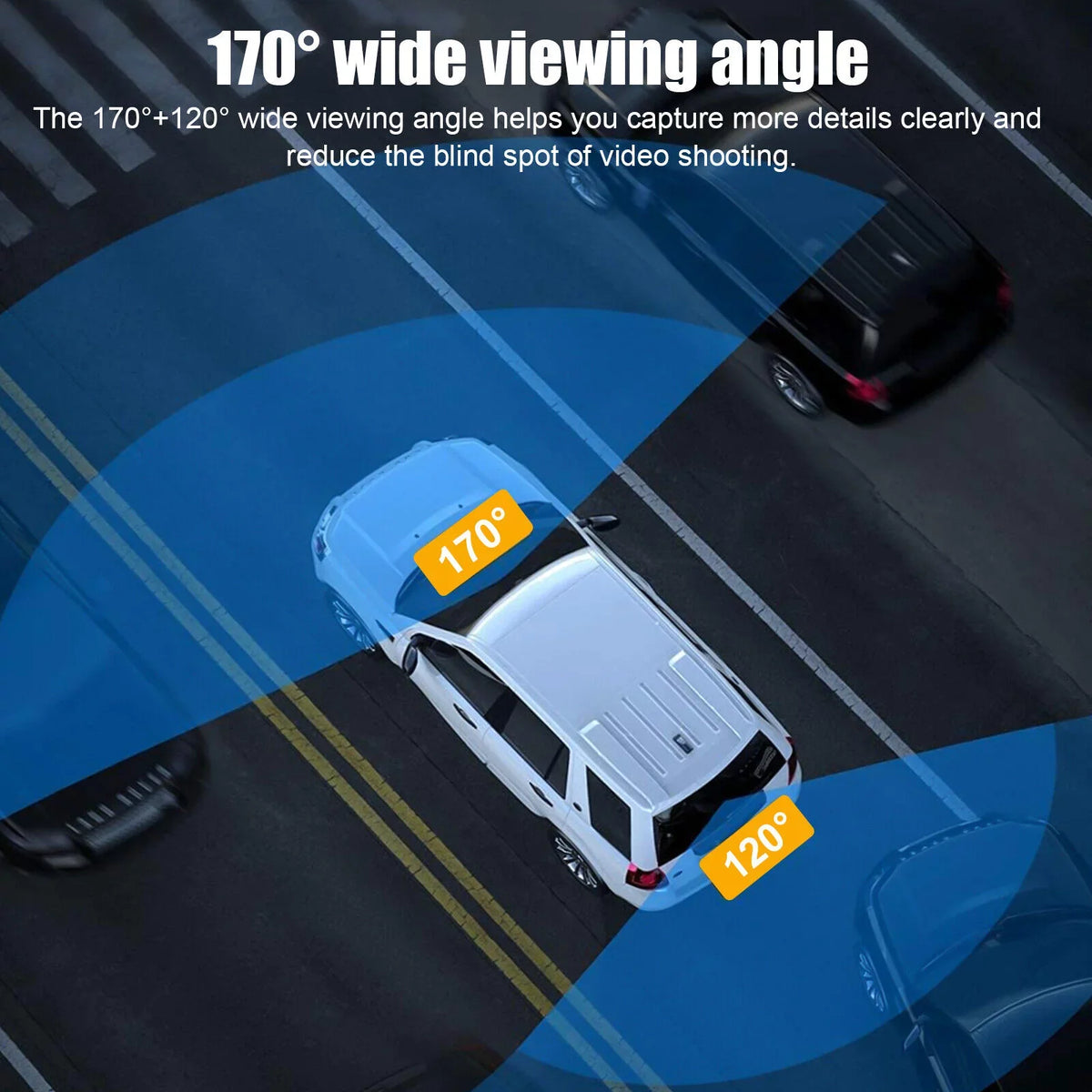 Dual Lens Car  Dash Cam Video Recorder -Sensor 1080P Front And Rear Camera
