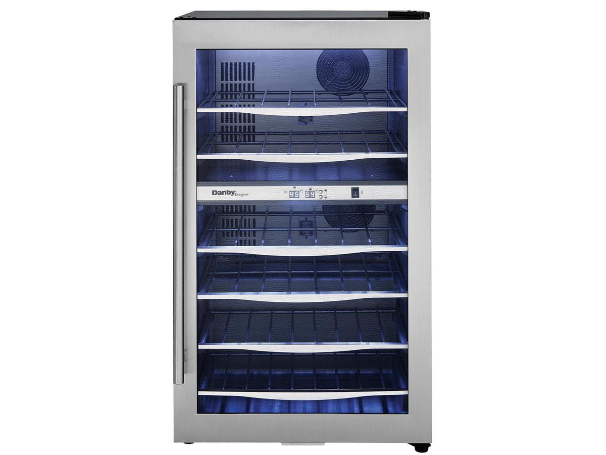 Danby Designer  38 Bottle Compact  Light Refrigerator Wine Cooler