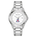 Men's Bulova Silver Arizona Wildcats Stainless Steel Classic Sport Watch