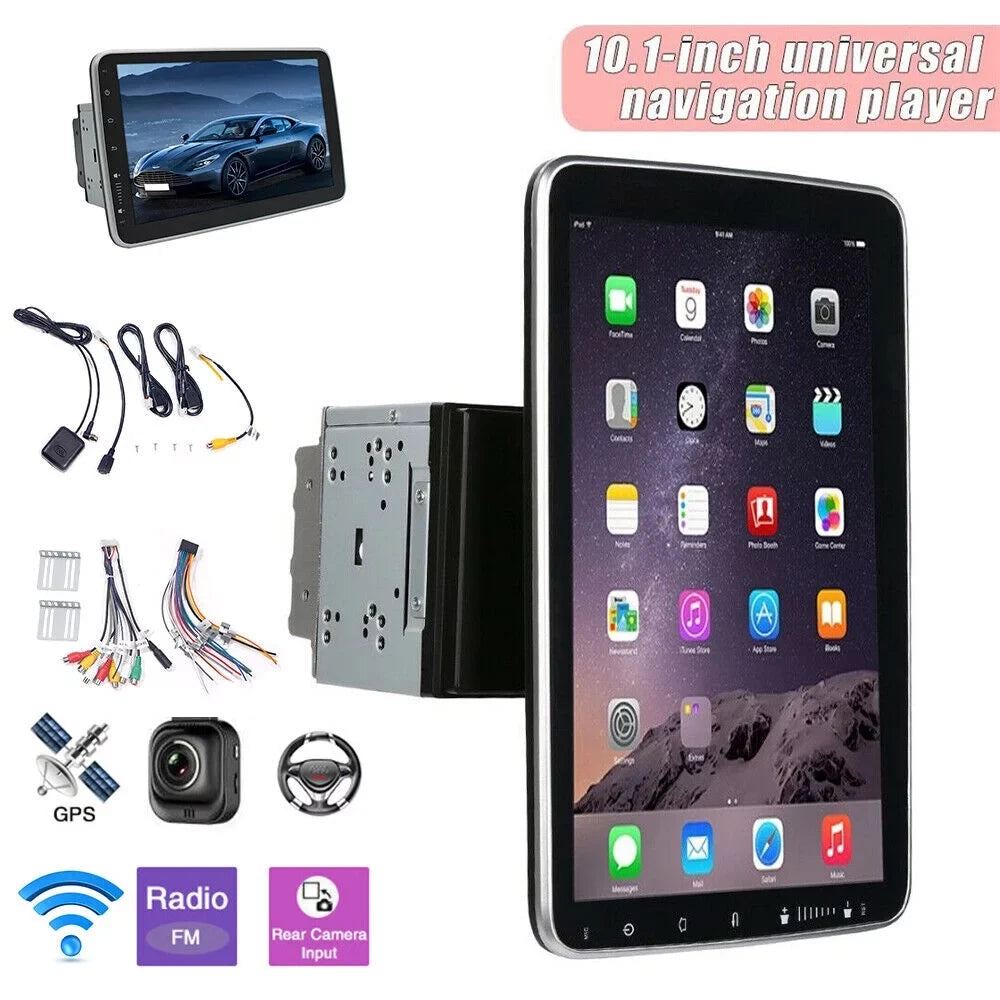 Jahy2Tech 10 Inch On-Board Android 9.1  Wifi Dual Din Touch Screen Player Navigation