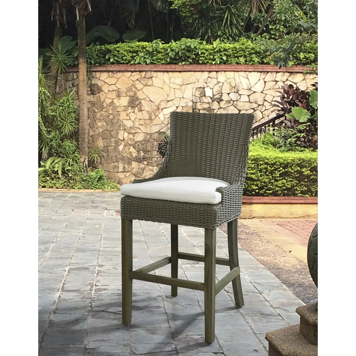 Padma's Plantation Outdoor Alfresco Barstool - Outdoor Kubu
