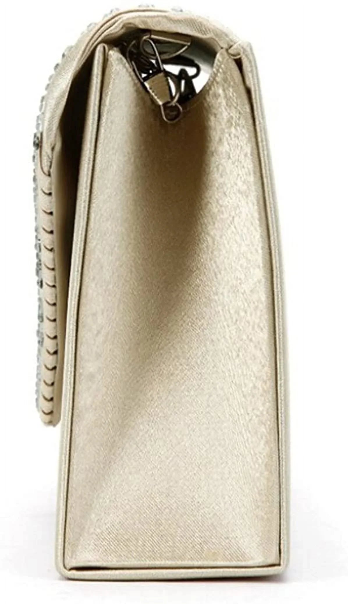 '-Story Women's Rhinestone Satin Frosted Evening Wedding Clutch Bag Handbag Purse