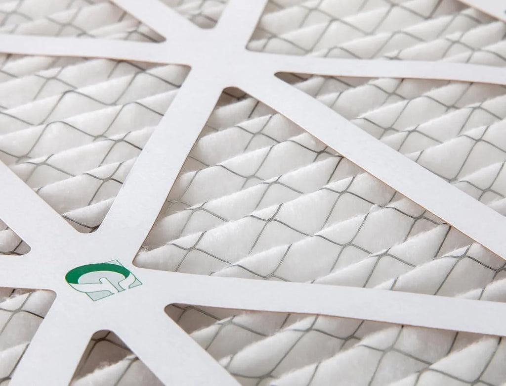 6 Pack of 20x24x4  13 Pleated 4" Inch Air Filters by Glasfloss. Actual Size: 19-3/8 x 23-3/8 x 3-3/4