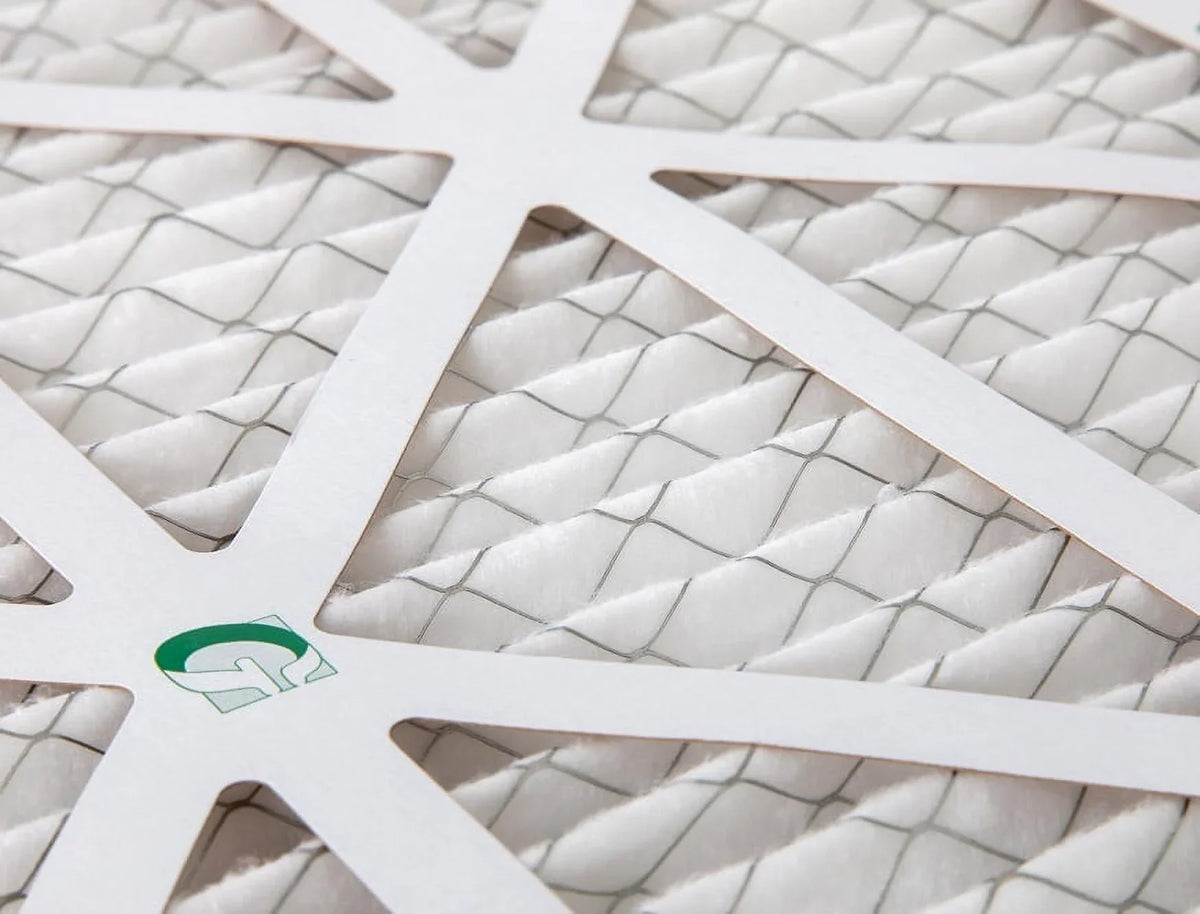 6 Pack of 20x24x4  13 Pleated 4" Inch Air Filters by Glasfloss. Actual Size: 19-3/8 x 23-3/8 x 3-3/4