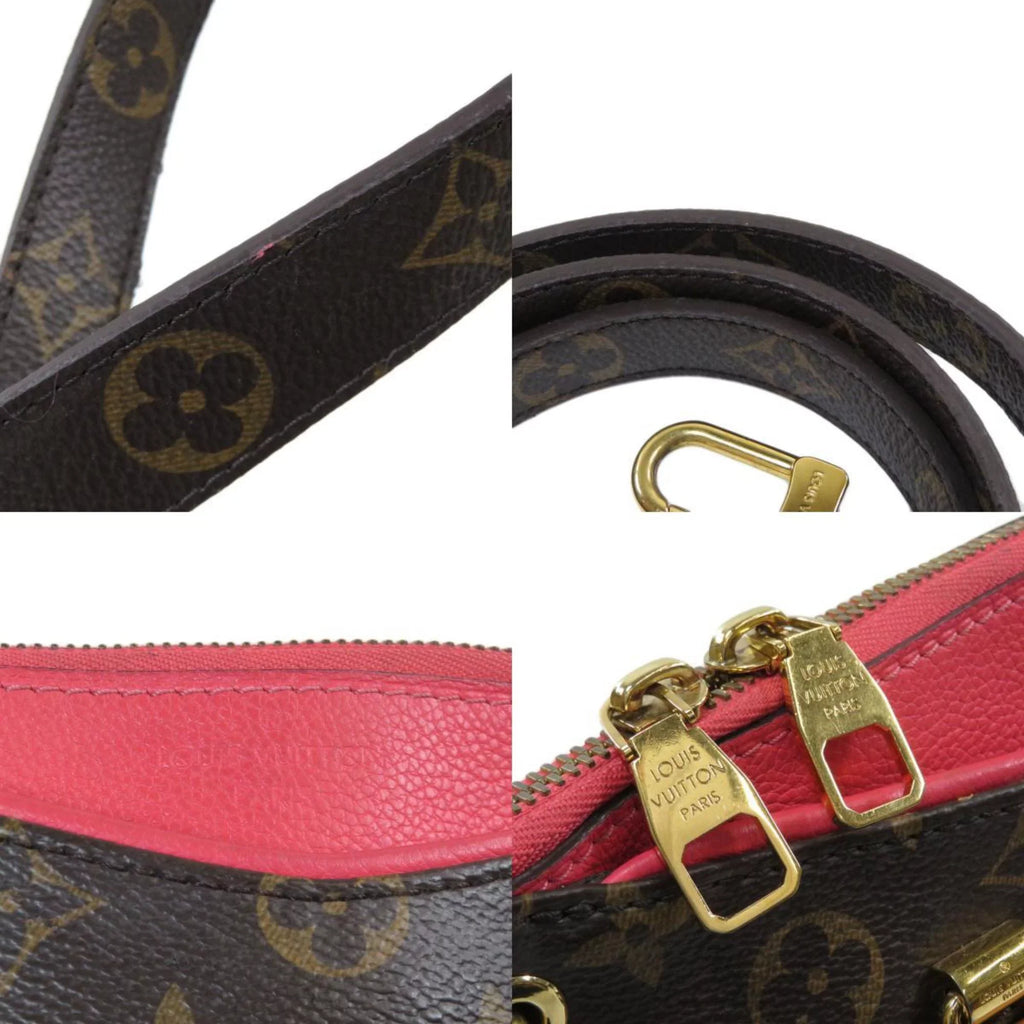 Pre-Owned Louis Vuitton  Pallas  Monogram Handbag Canvas Ladies (Good)