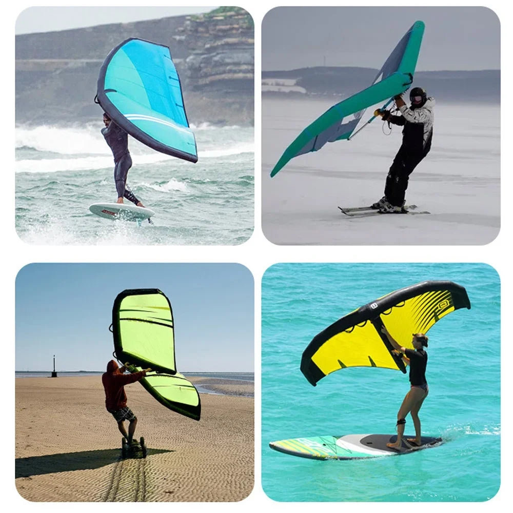 Surfboard with Flying Wing for Thrilling Water