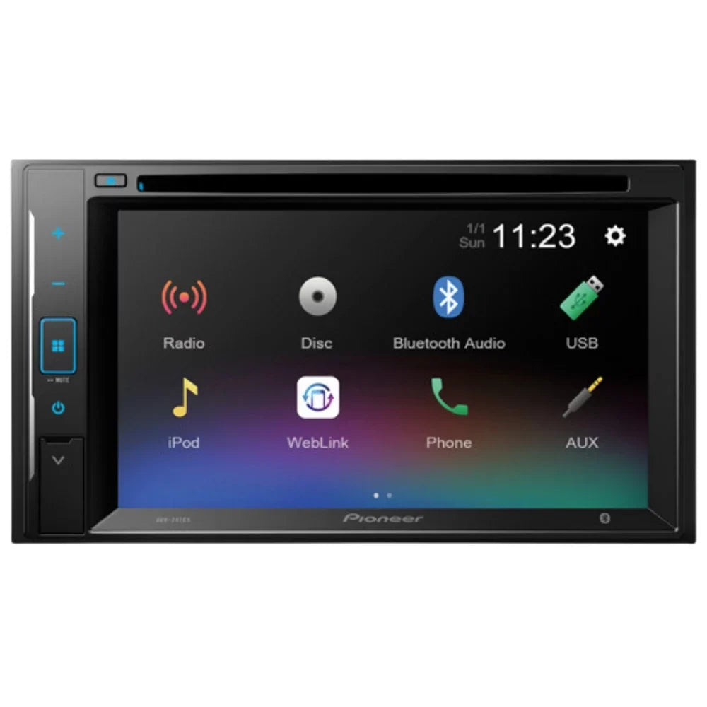 Bundle for 2008-2015 Nissan Frontier / Pioneer Double  Car Stereo with Bluetooth/Backup Camera/Installation Kit/in-Dash / / 6.2"  Touchscreen Digital Media Receiver