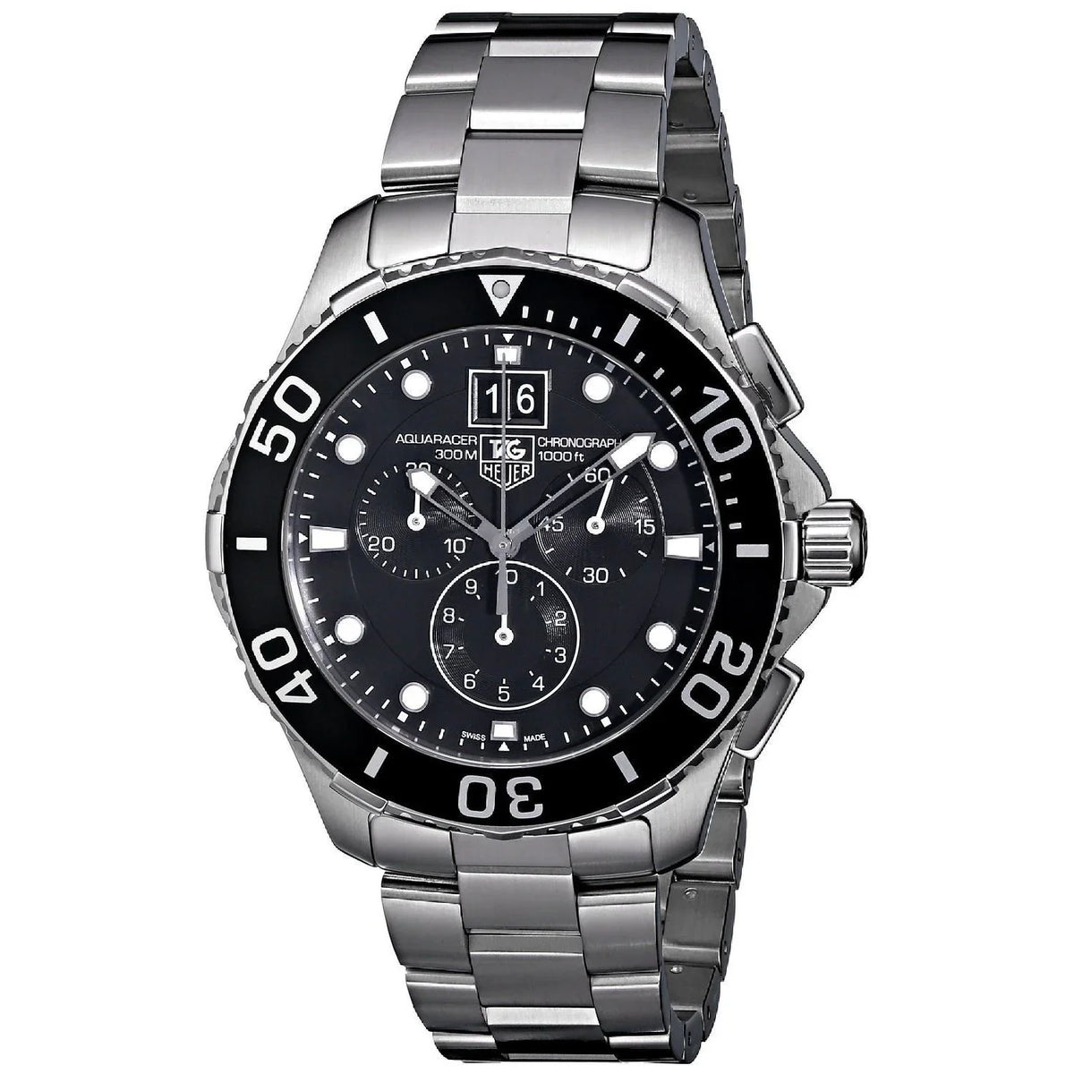 Tag Heuer  Men's . 'Aquaracer' Chronograph Stainless Steel Watch