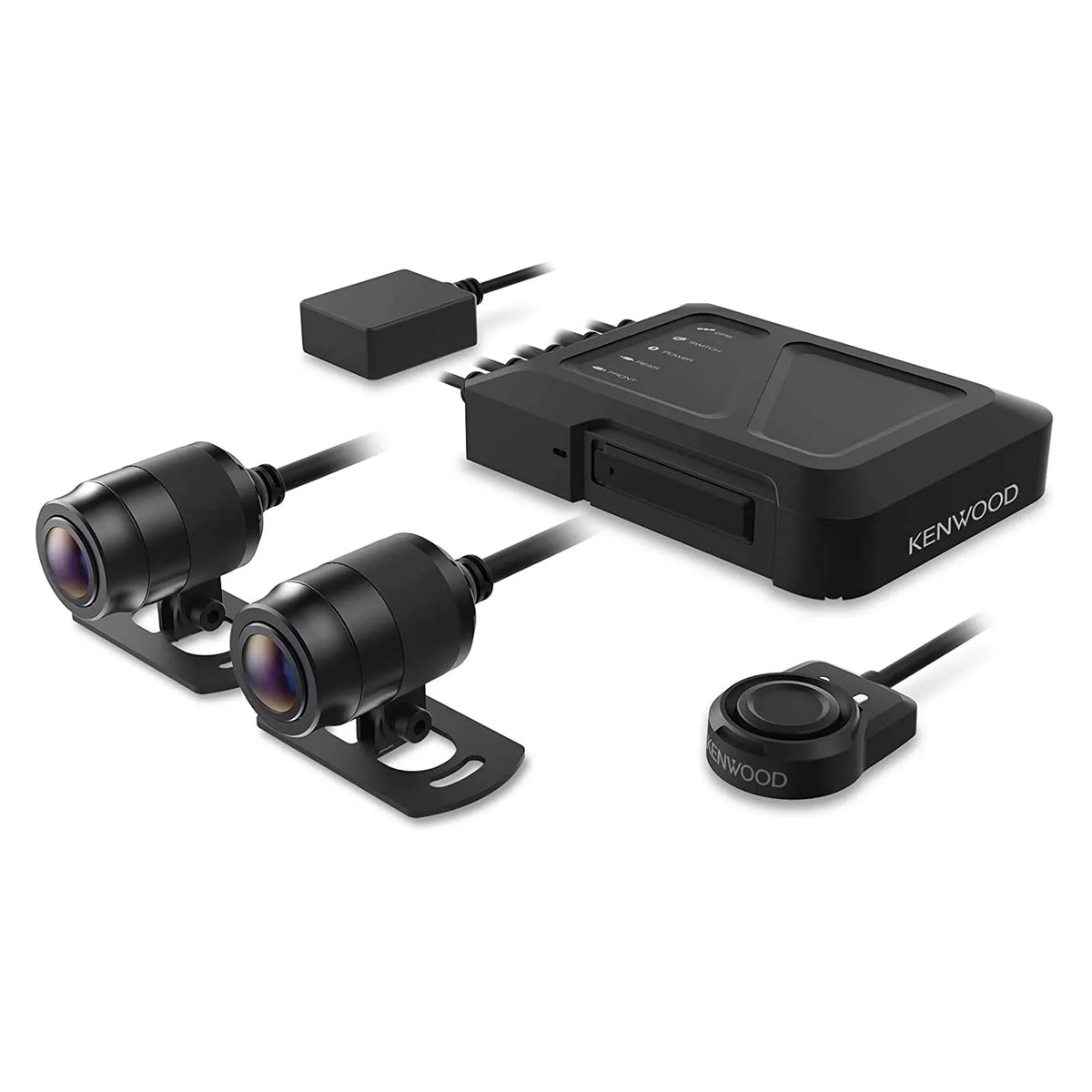 Kenwood - Motorsports  Dash Cam with  and Rear-View Camera with a Kenwood - 16ft (5m) Extensional Cable