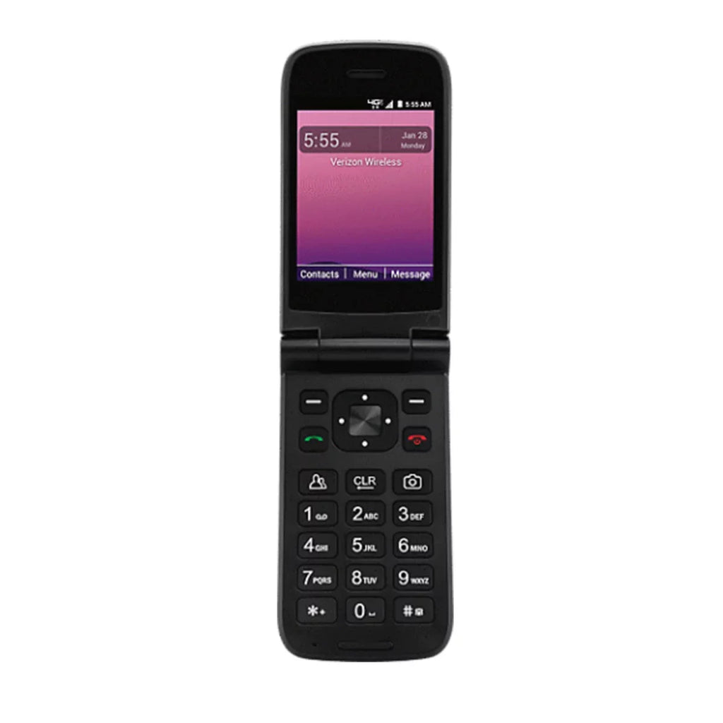 Restored Orbic Journey  Verizon Unlocked Postpaid/Prepaid 4G  Flip Phone 2MP Camera 2210L - Black (Refurbished)