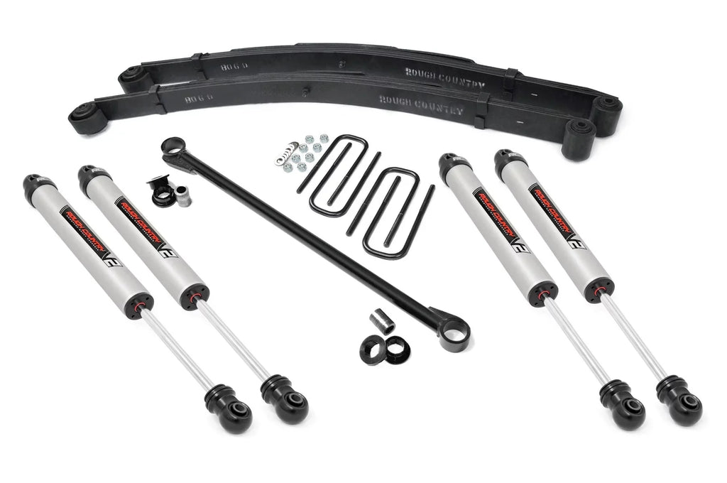 Rough Country 2.5" Leveling Kit w/ Shocks for 1999-2004 Super Duty 4WD - 48970