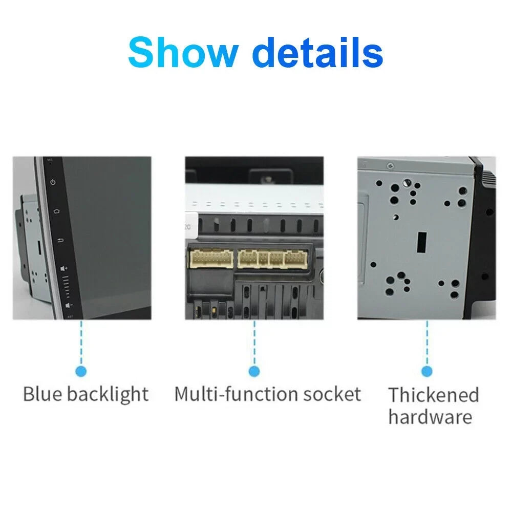 Jahy2Tech 10 Inch On-Board Android 9.1  Wifi Dual Din Touch Screen Player Navigation