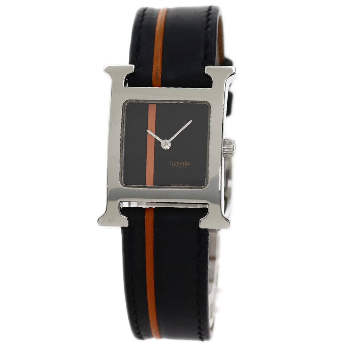 Pre-Owned Hermes .210  Watch Wristwatch Stainless Steel/Leather Women's  (Good)