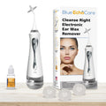 Cleanse Right - Electronic Ear Wax Remover- Includes   Ear Drops, 3   ,   , ear cleaner system, device, ear wax removal tool kit