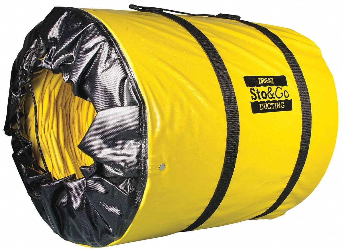 Dri-Eaz Extension Duct,Semi Rigid,12" ..,300"