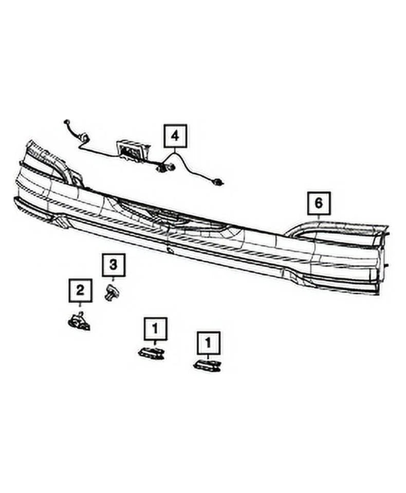 New Genuine Mopar Camera 2017-2023  68227397AH