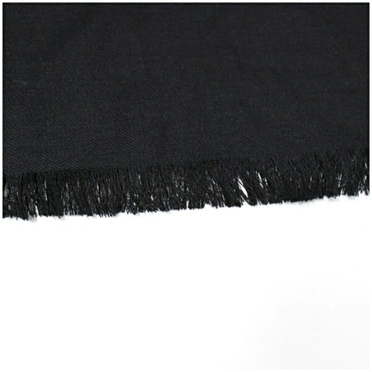 Pre-Owned Gucci Wool x Silk Stole Shawl Rectangular Black  Pattern 165904  Women's (Good)