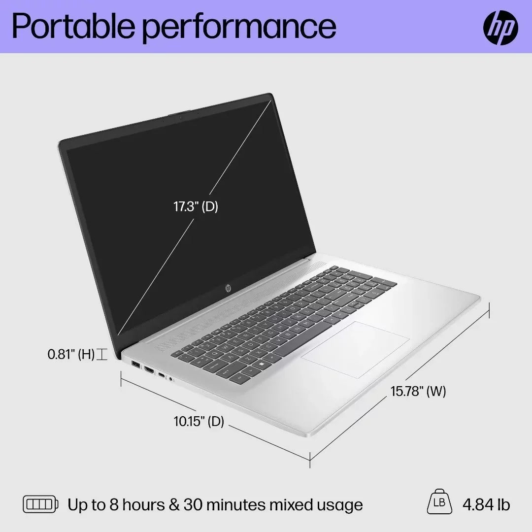 17.3"  Touchscreen Laptop, Intel Core i7-1355U, 32GB , 1TB , Backlit Keyboard, Win11 Home
