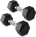 15LB Se Of 2 Hex Dumbbells Rubber Coaed Cas Iron Hex Black Dumbbell Weighs For Exercises Neoprene Dumbbell Hand Weighs Ani-Slip Ani-Roll Hex Shape Colorful 15Lbs Pair