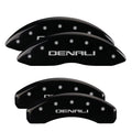 4 Caliper Covers Engraved Front & Rear  Black finish silver ch Fits select: 2013  300, 2012  300C