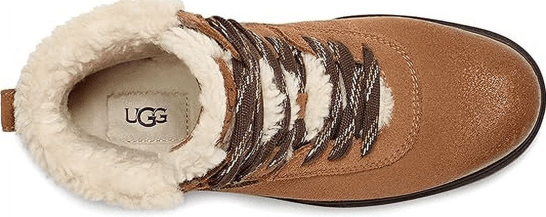 Women's Harrison Cozy Lace-Up Waterproof Fashion Boot - Chestnut - Size 6