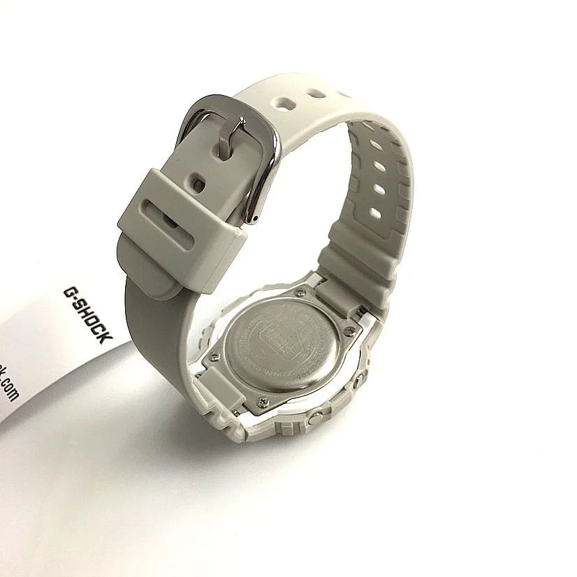 Women's Casio -Shock Classic Digital Watch White Gold -8