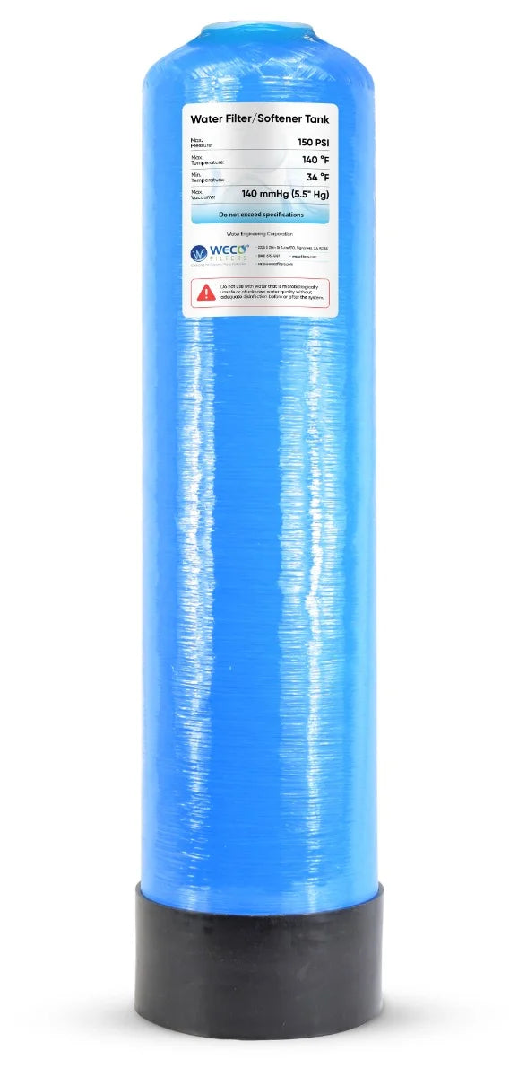 Mineral Tank for Water Softener / Filter Applications 9" Diameter x 35" Height with 2.5" Standard Top Port