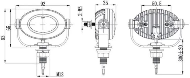 For Harley-Davidson Tri Glide Ultra Classic 6000K  Auxiliary Lights Lamps