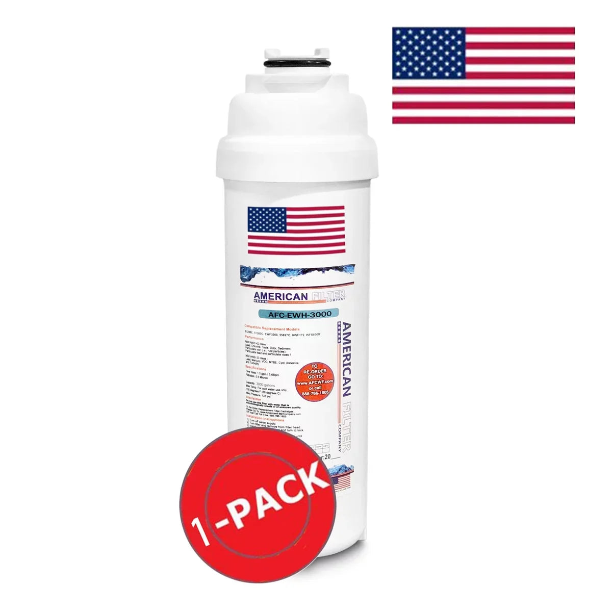 Brand , Water Filters , Model # --3000 , Compatible with WaterSentry®  - 1 Pack - Made in ...