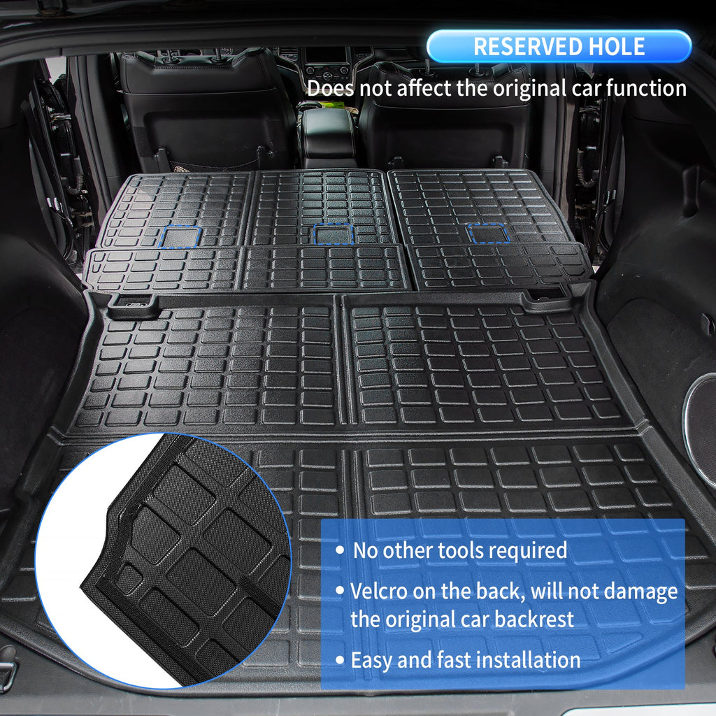 Fit 2011-2021 Jeep Grand Cherokee 2022 2023 Grand Cherokee  Trunk Mat Backrest Mats