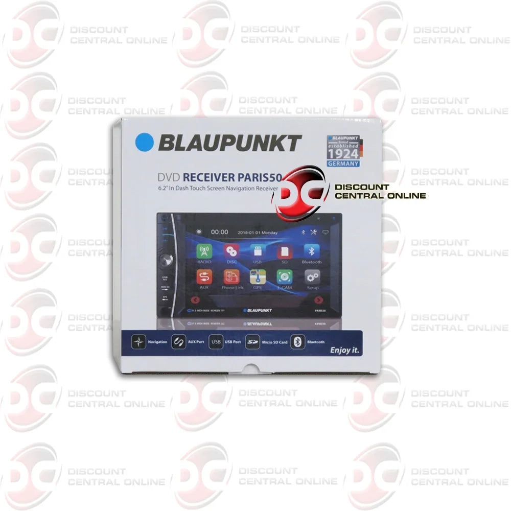 Blaupunkt Double  6.2 Navigation   player stereo   & Bleutooth with DiscountCentralOnline  Full License plate Night vision Waterproof back-up camera