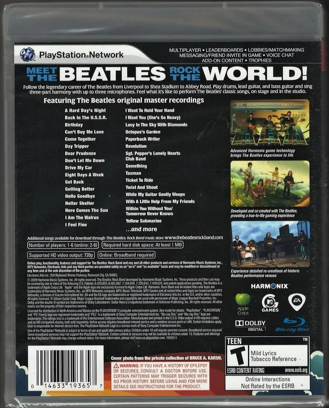 The Beatles: Rock Band (Game Only)  (Brand New Factory Sealed  Version) Pla