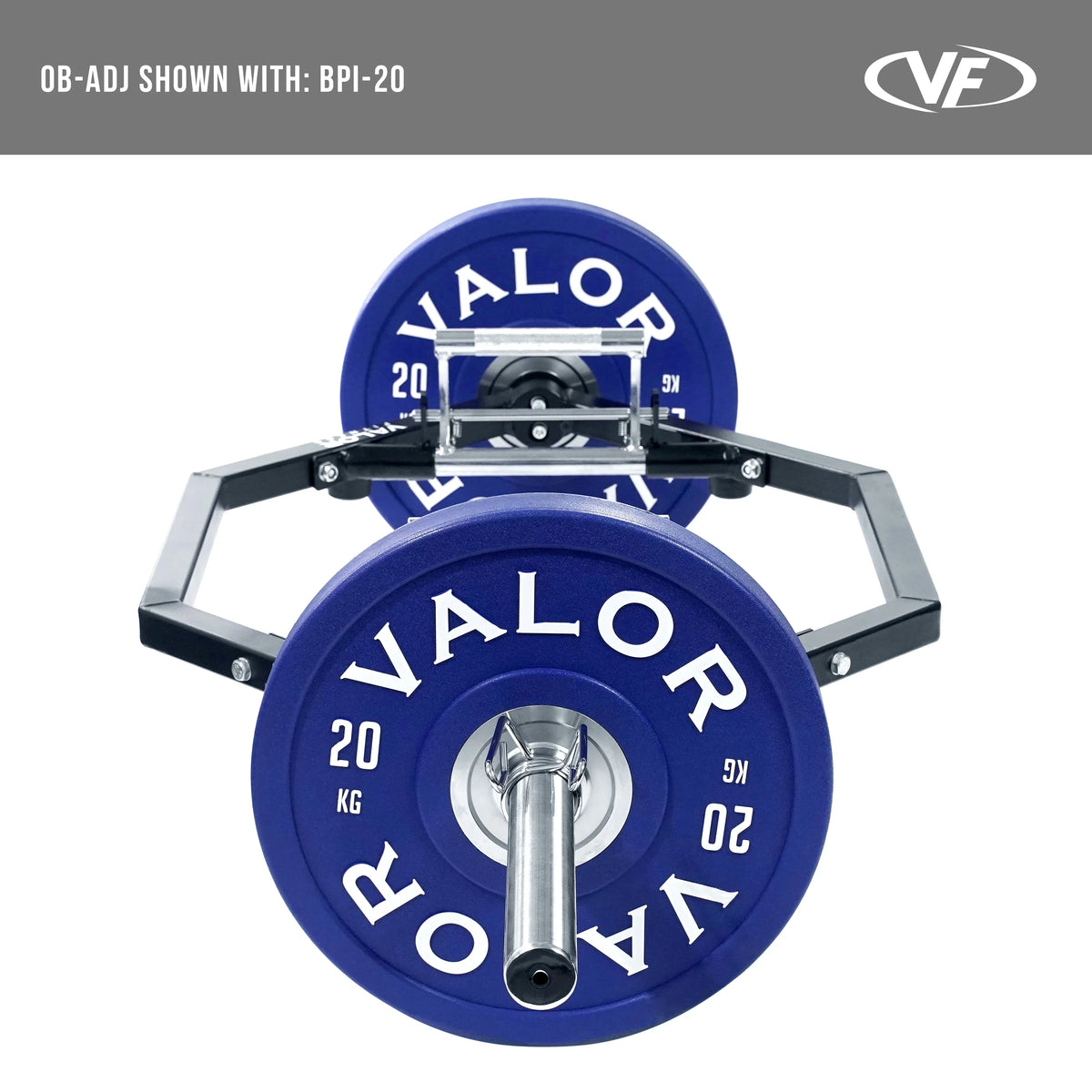Valor Fitness Adjustable Trap Bar- Multiple Width Options for Shrugs, Deadlifts, and Squats